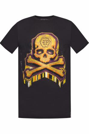 T-shirt with sequinned skull, zdjęcie 1 T-shirt with sequinned skull od Philipp Plein